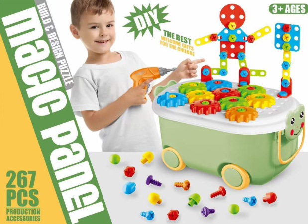 JUEGO DE HERRAMIENTAS PARA NIÑOS 267 PIEZAS